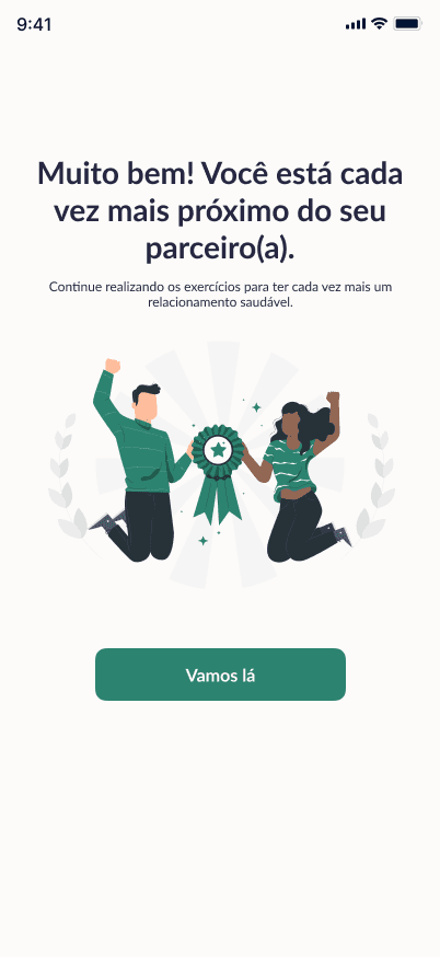 Detalhes da missão Troca de Elogios Afetuosos